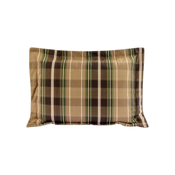 Rustic Brown/Green Pillowcase